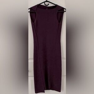 Liviana Conti slim burgundy coloured dress